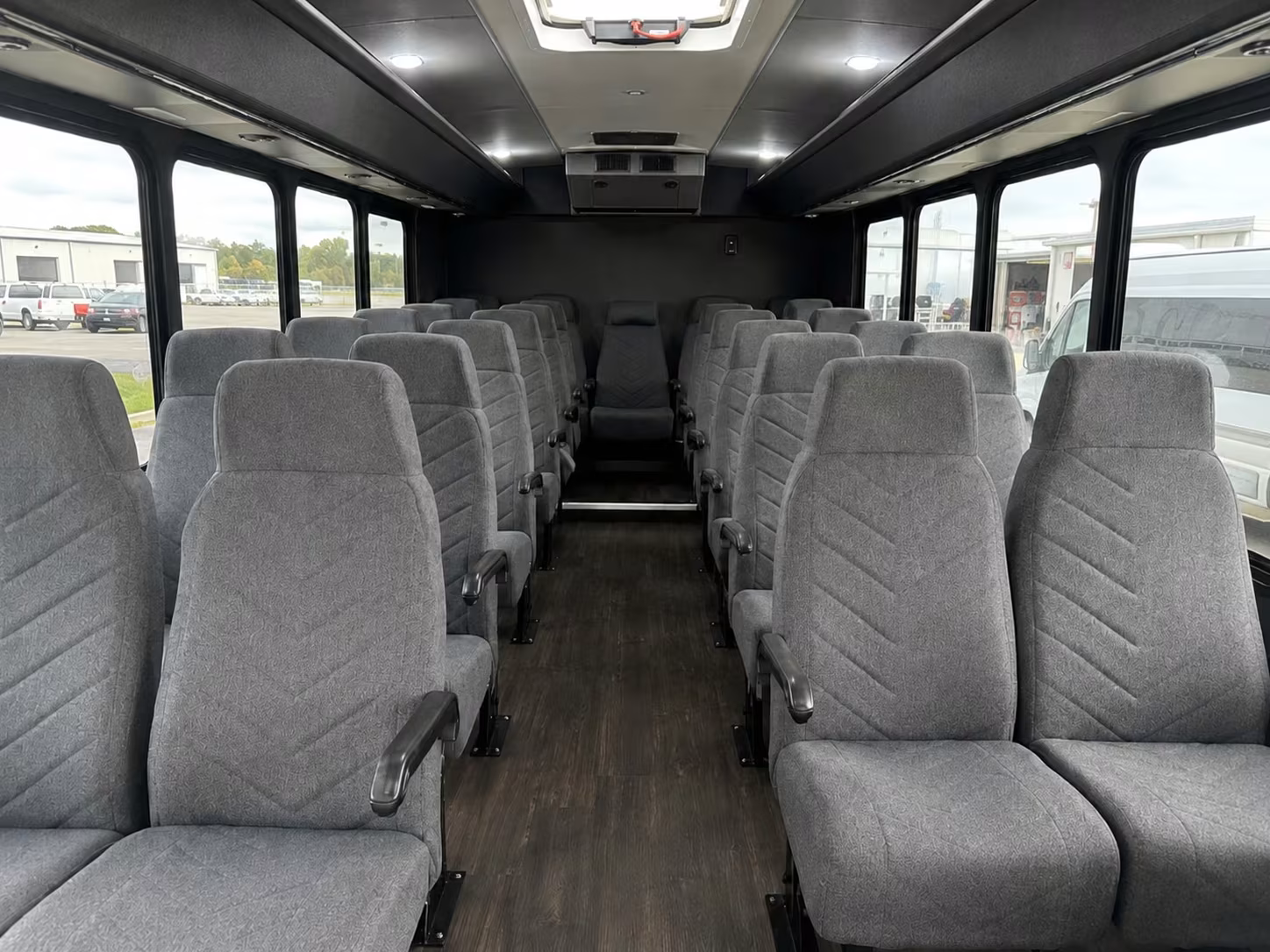 15 passenger minibus interior