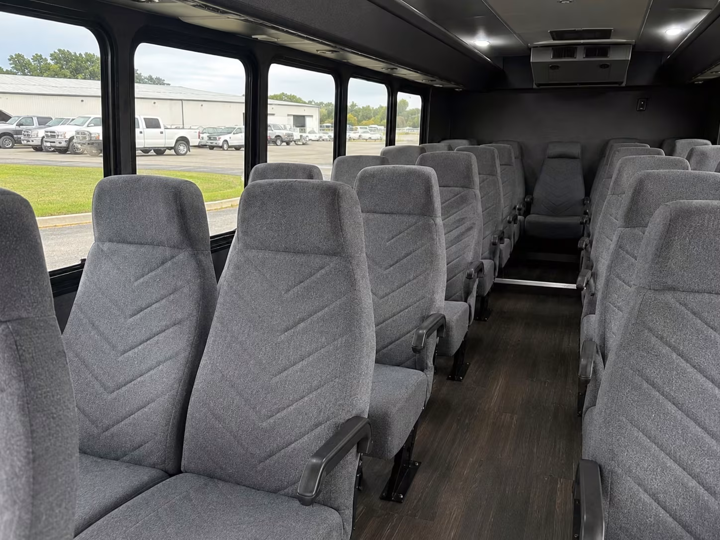 18 passenger minibus interior