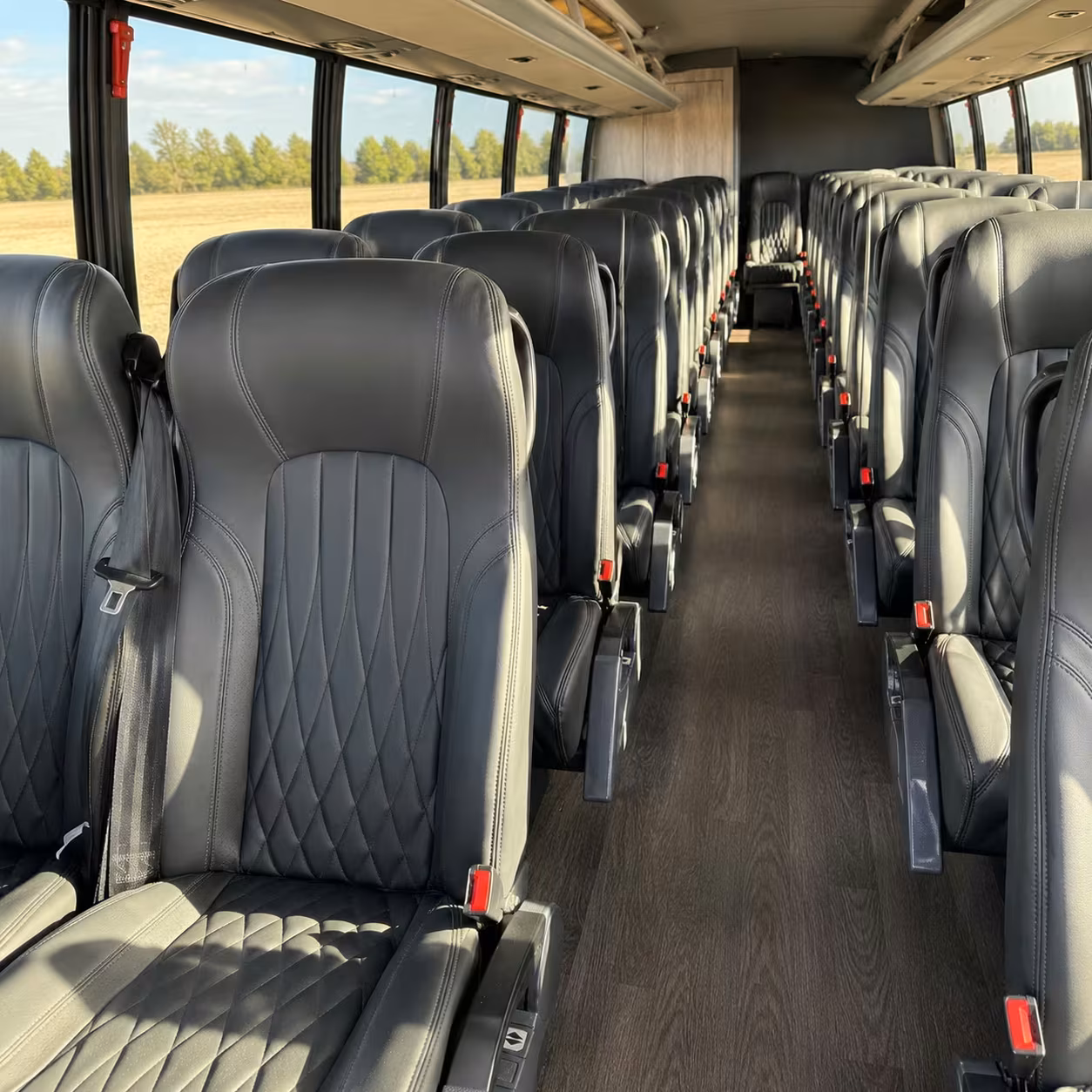 25 passenger minibus inside