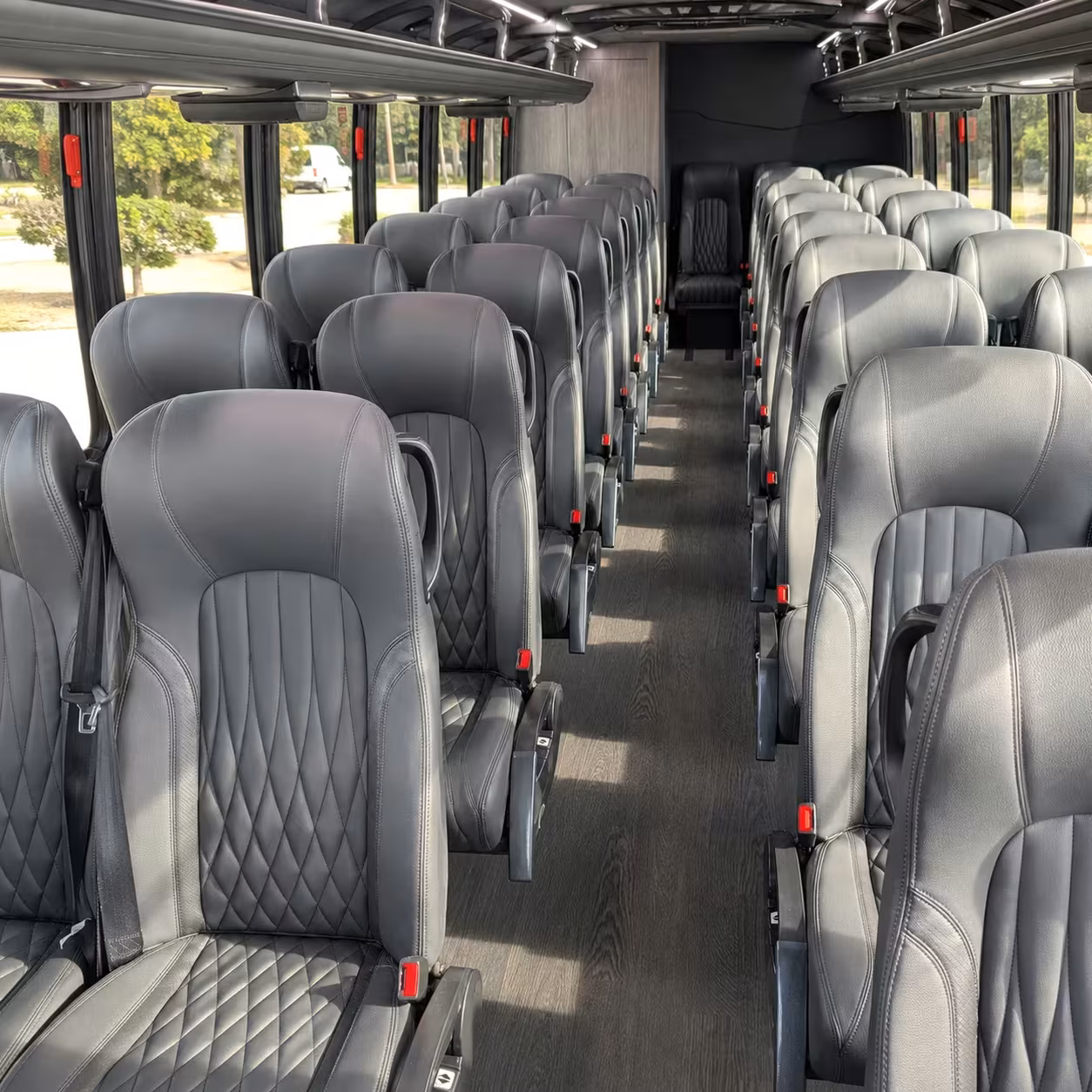 25 passenger minibus interior