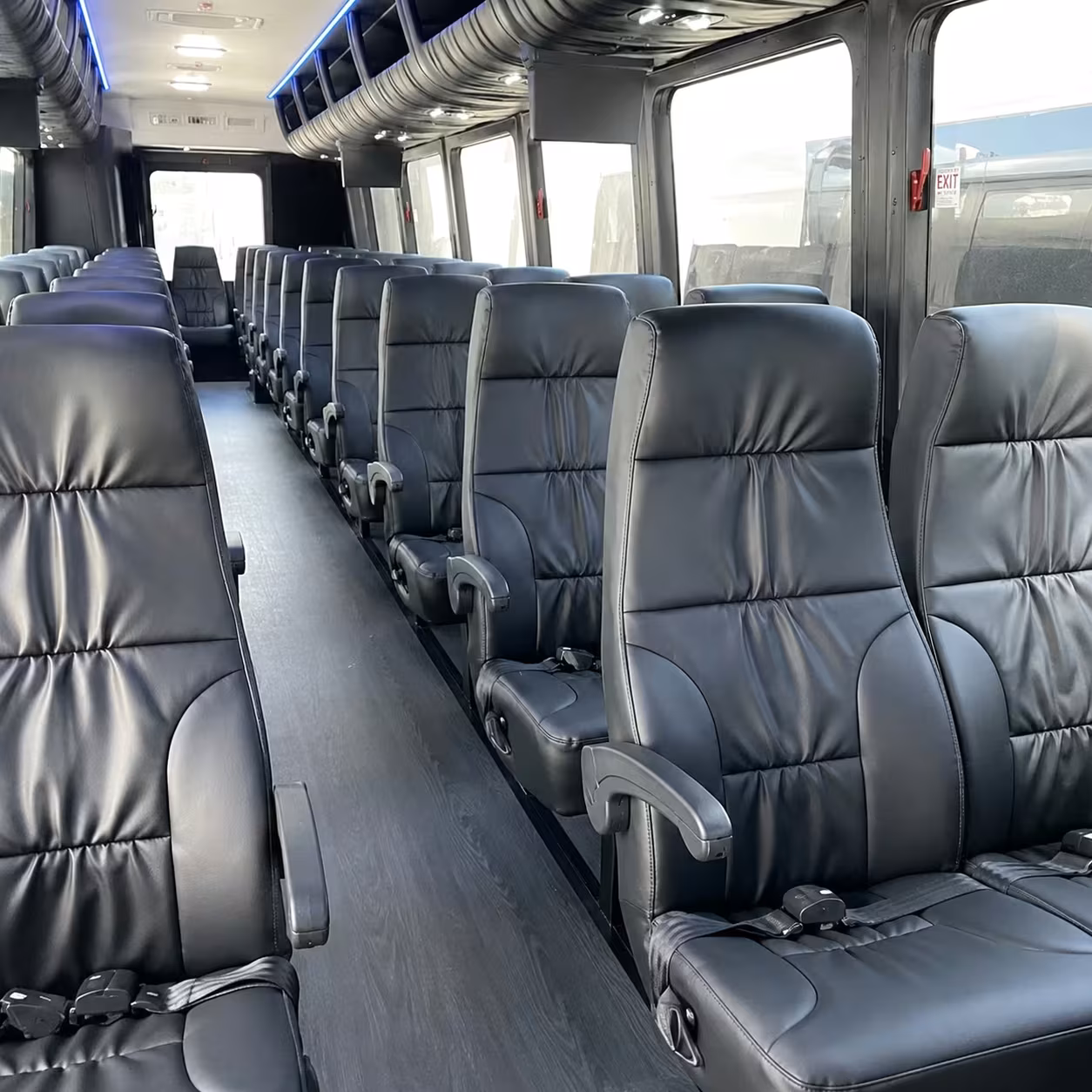 28 passenger minibus interior