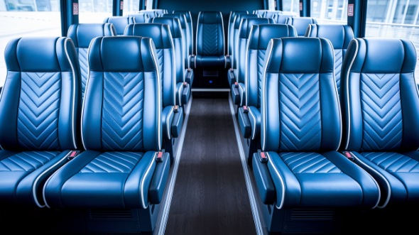 inglewood 18 passenger minibus inside