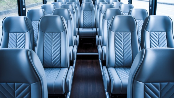 inglewood 28 passenger minibus inside